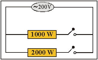Diagram indicating circuit breaker