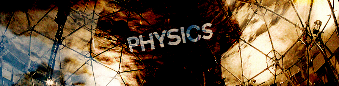 textured image background with the word Physics in the centre
