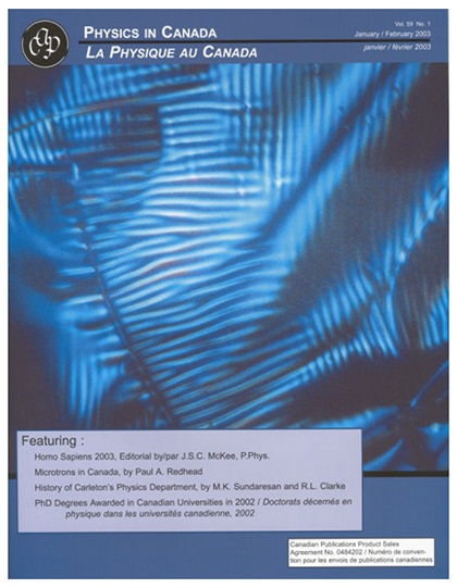  January / February 2003: Dutcher Lab  image makes the cover!